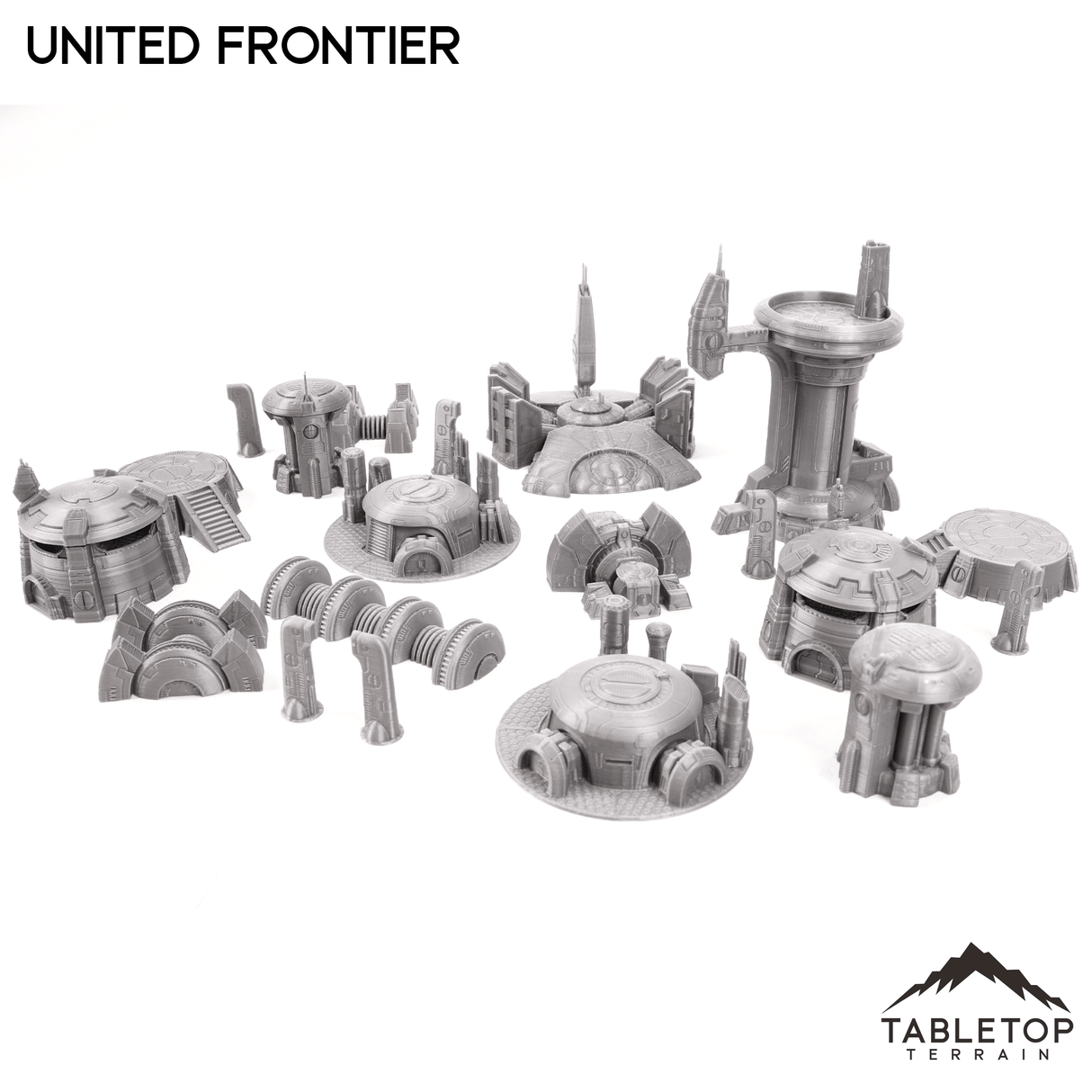 Tabletop Terrain Terrain United Frontier Taui 8mm Small Scale Terrain Pack