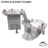 Tabletop Terrain Terrain Utopia Elevated Towers Inspired by Theed