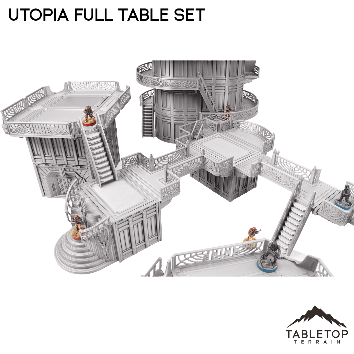 Tabletop Terrain Terrain Utopia Full Table Set Inspired by Theed