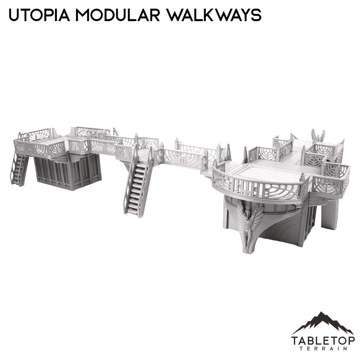 Tabletop Terrain Terrain Utopia Modular Walkways Inspired by Theed