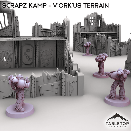 Tabletop Terrain Terrain V'Ork'us Terrain - Scrapz Kamp