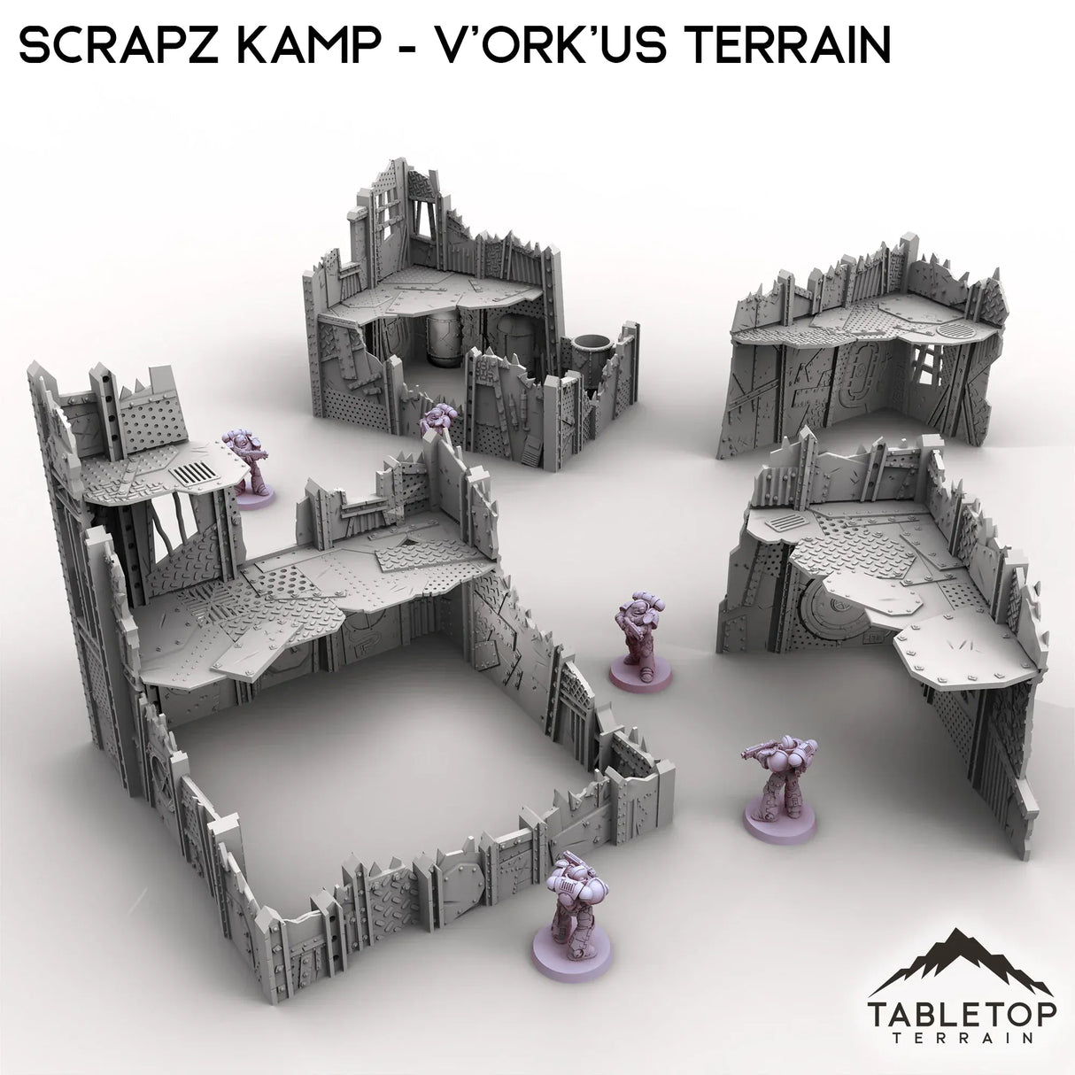 Tabletop Terrain Terrain V'Ork'us Terrain - Scrapz Kamp