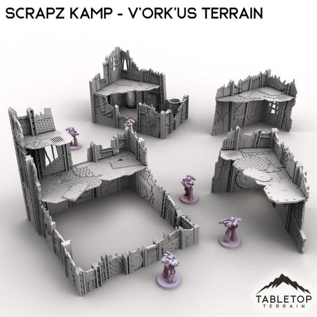 Tabletop Terrain Terrain V'Ork'us Terrain - Scrapz Kamp
