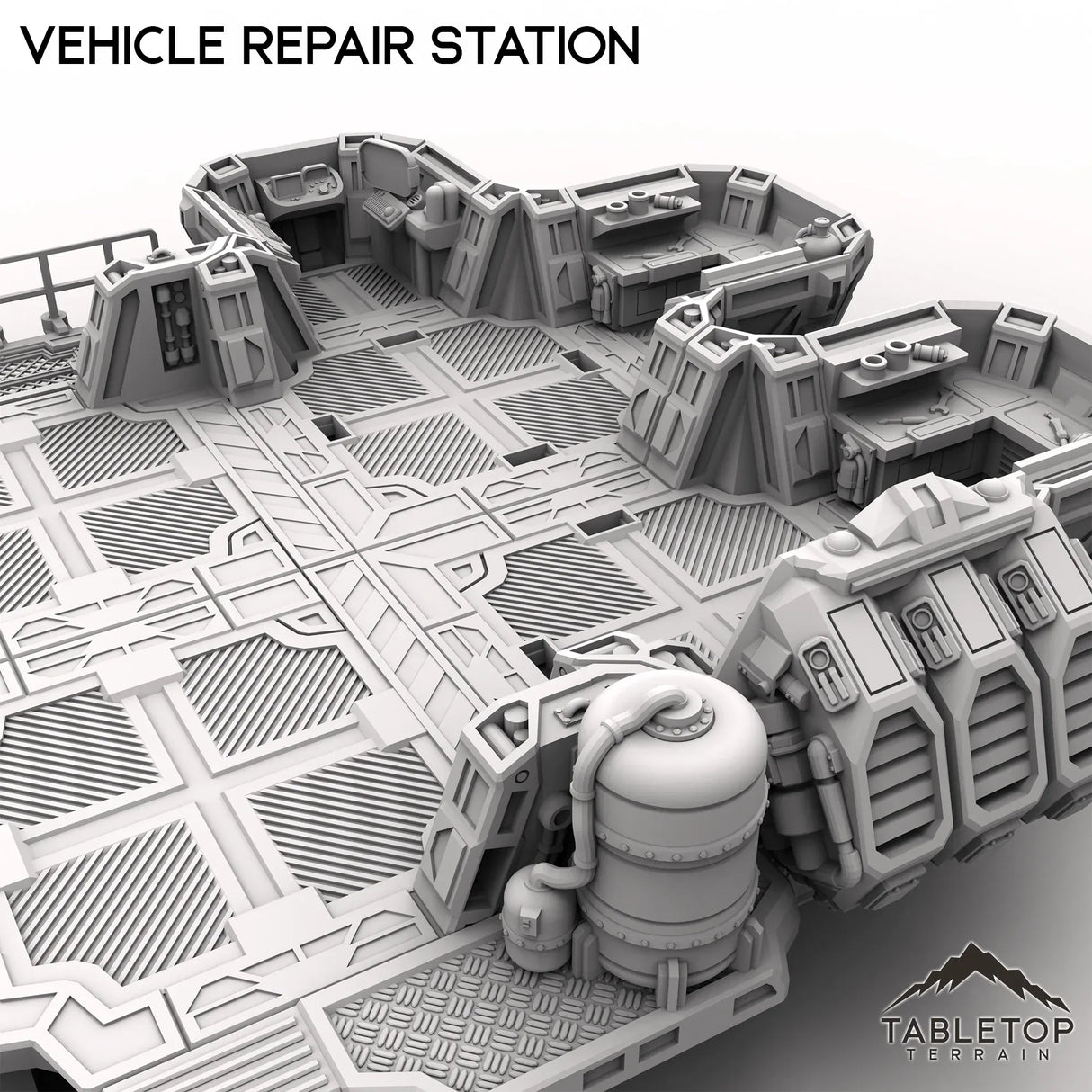 Tabletop Terrain Terrain Vehicle Repair Station