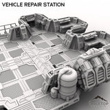 Tabletop Terrain Terrain Vehicle Repair Station