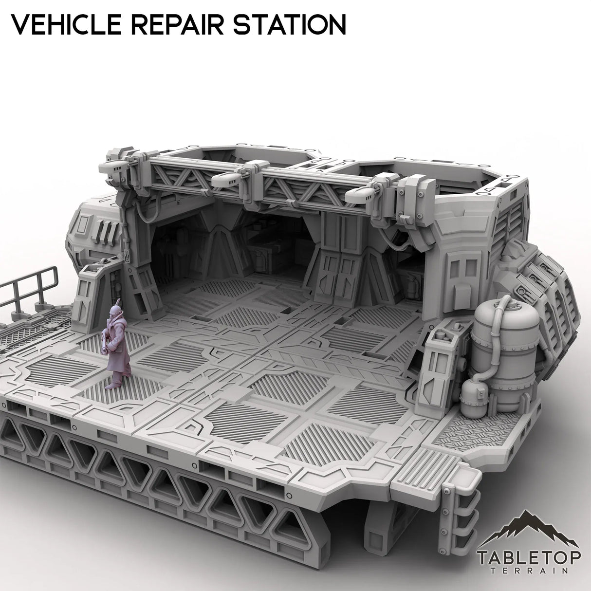 Tabletop Terrain Terrain Vehicle Repair Station