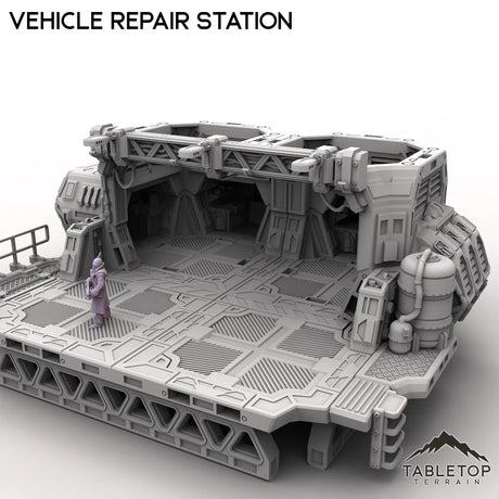 Tabletop Terrain Terrain Vehicle Repair Station