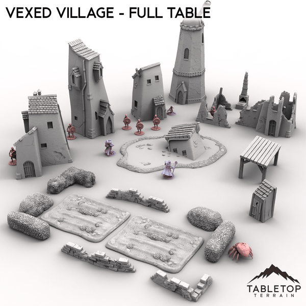 Tabletop Terrain Terrain Vexed Village - Full Table