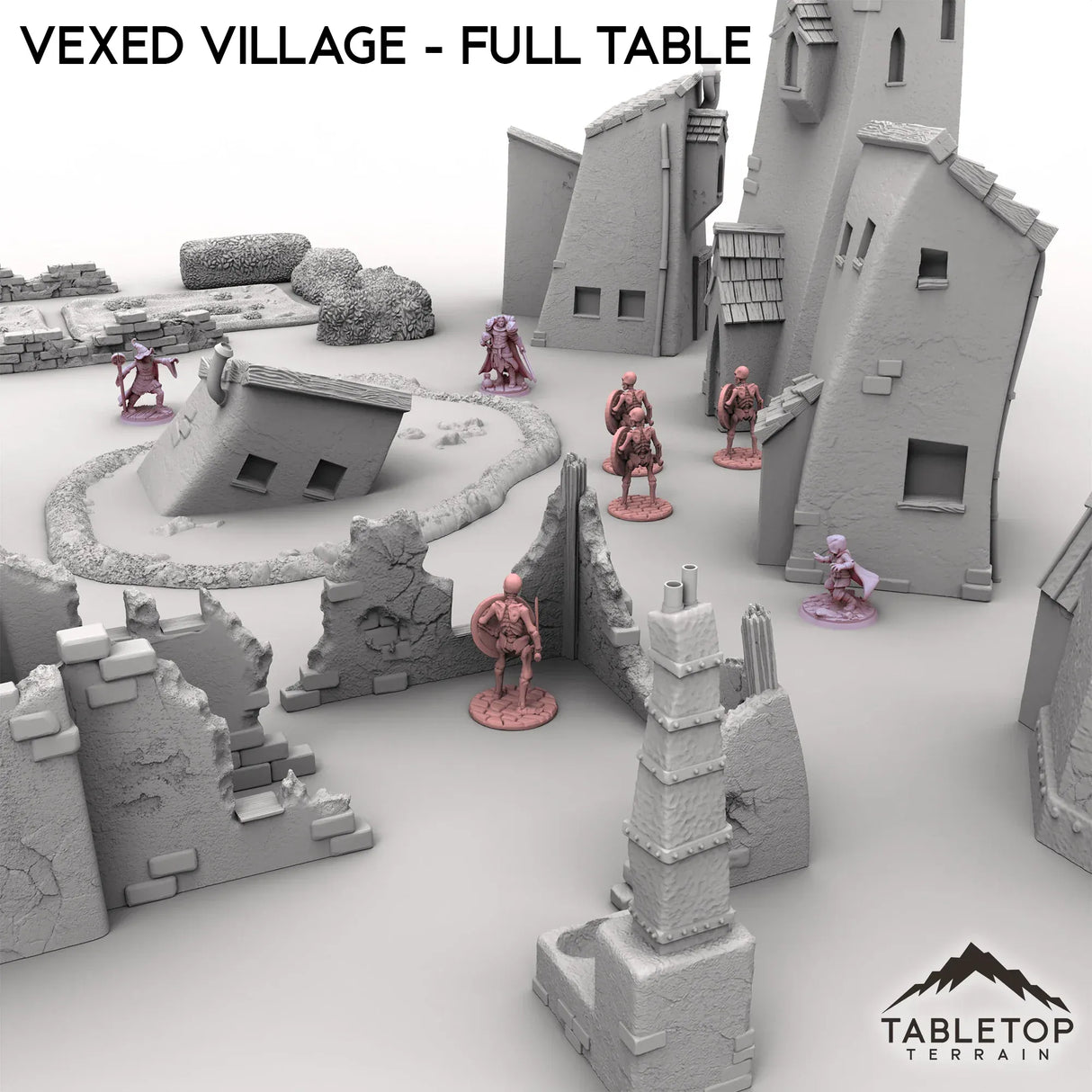 Tabletop Terrain Terrain Vexed Village - Full Table