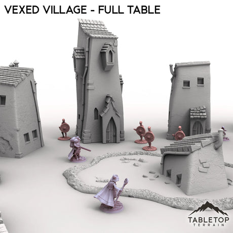 Tabletop Terrain Terrain Vexed Village - Full Table