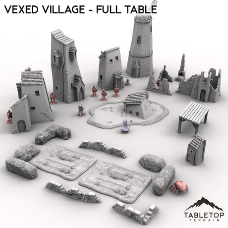 Tabletop Terrain Terrain Vexed Village - Full Table