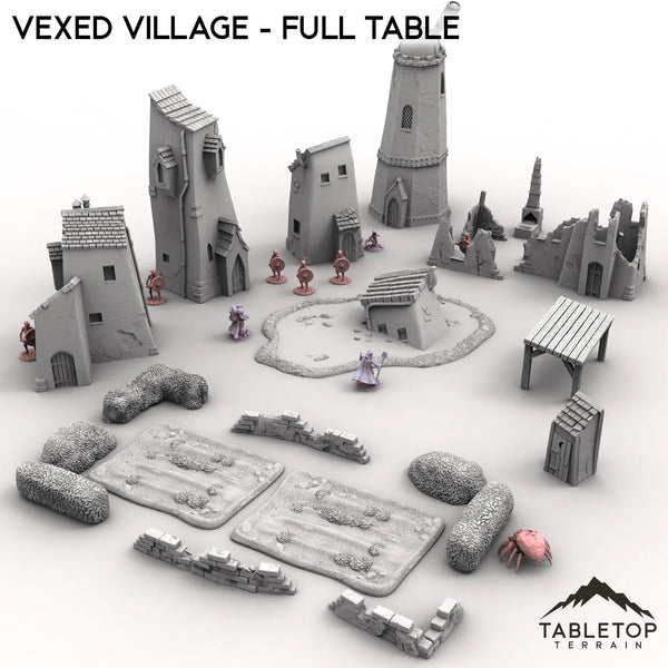 Tabletop Terrain Terrain Vexed Village - Full Table