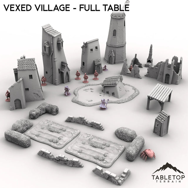 Tabletop Terrain Terrain Vexed Village - Full Table