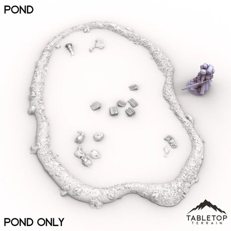 Tabletop Terrain Terrain Vexed Village - Pond