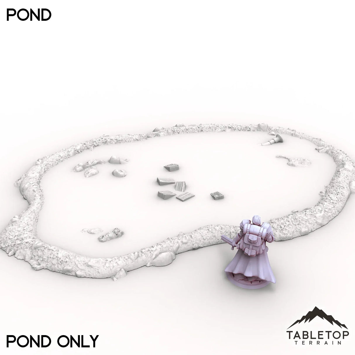 Tabletop Terrain Terrain Vexed Village - Pond