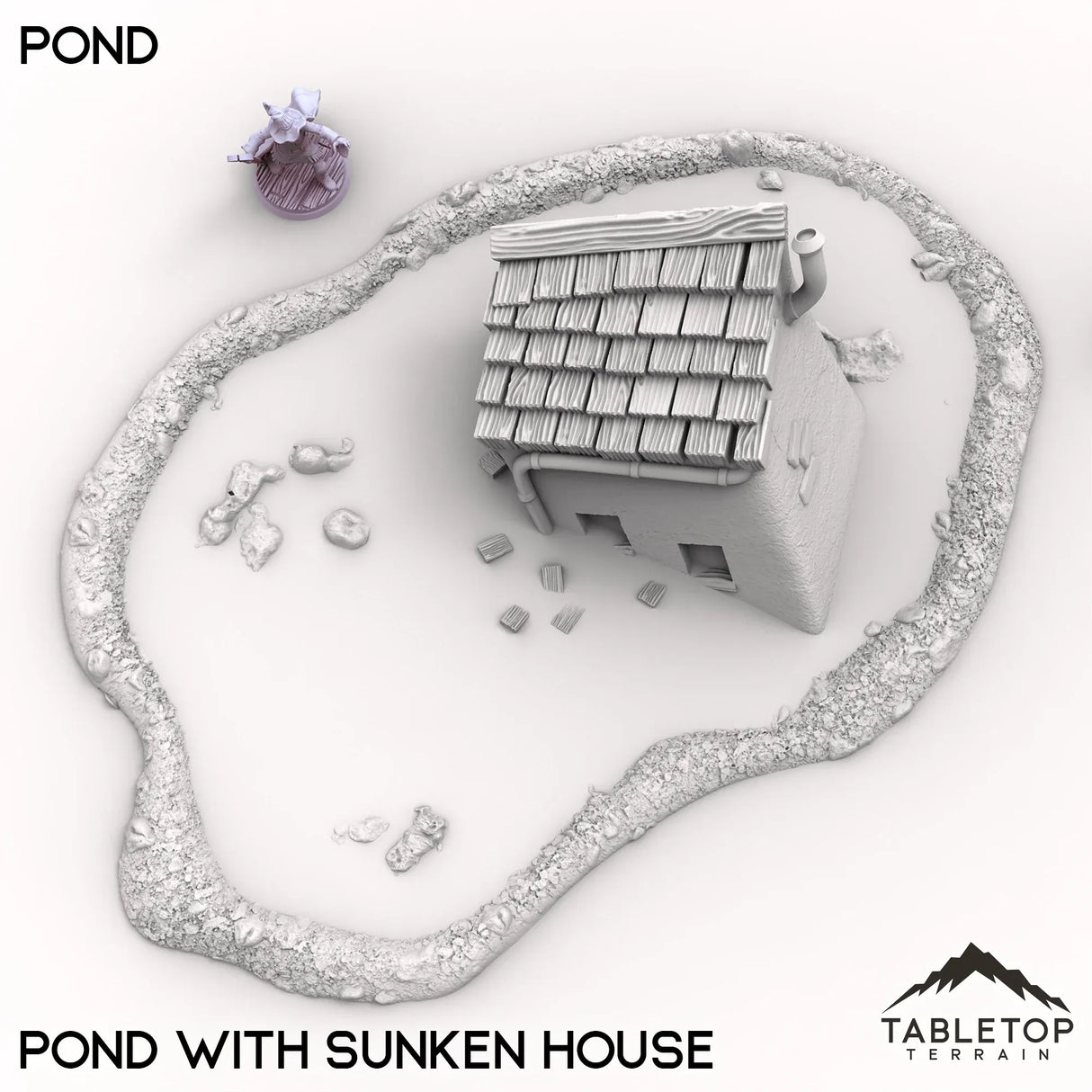 Tabletop Terrain Terrain Vexed Village - Pond