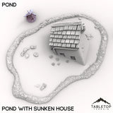 Tabletop Terrain Terrain Vexed Village - Pond