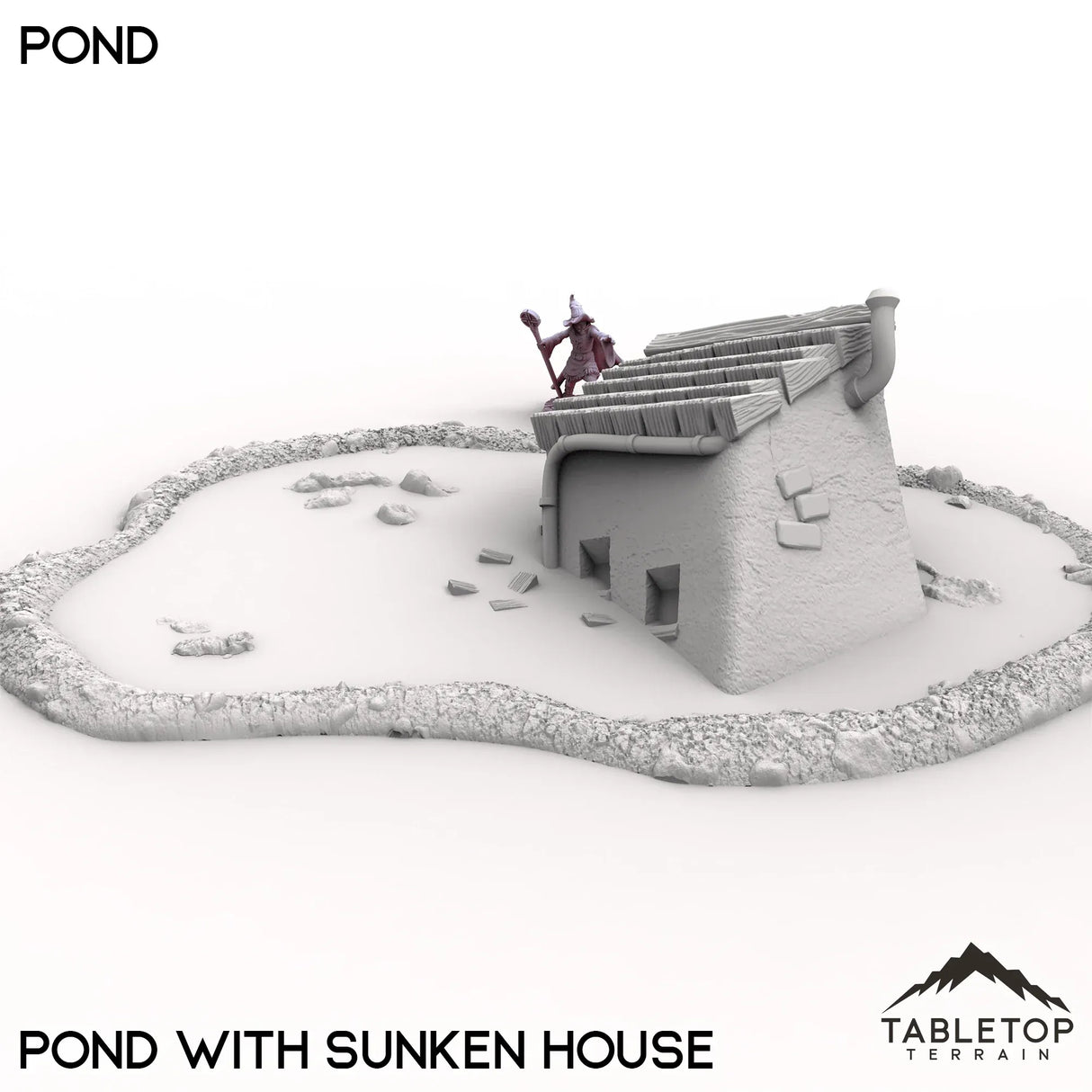 Tabletop Terrain Terrain Vexed Village - Pond