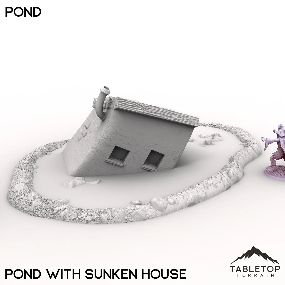 Tabletop Terrain Terrain Vexed Village - Pond