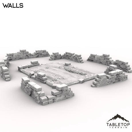 Tabletop Terrain Terrain Vexed Village - Walls