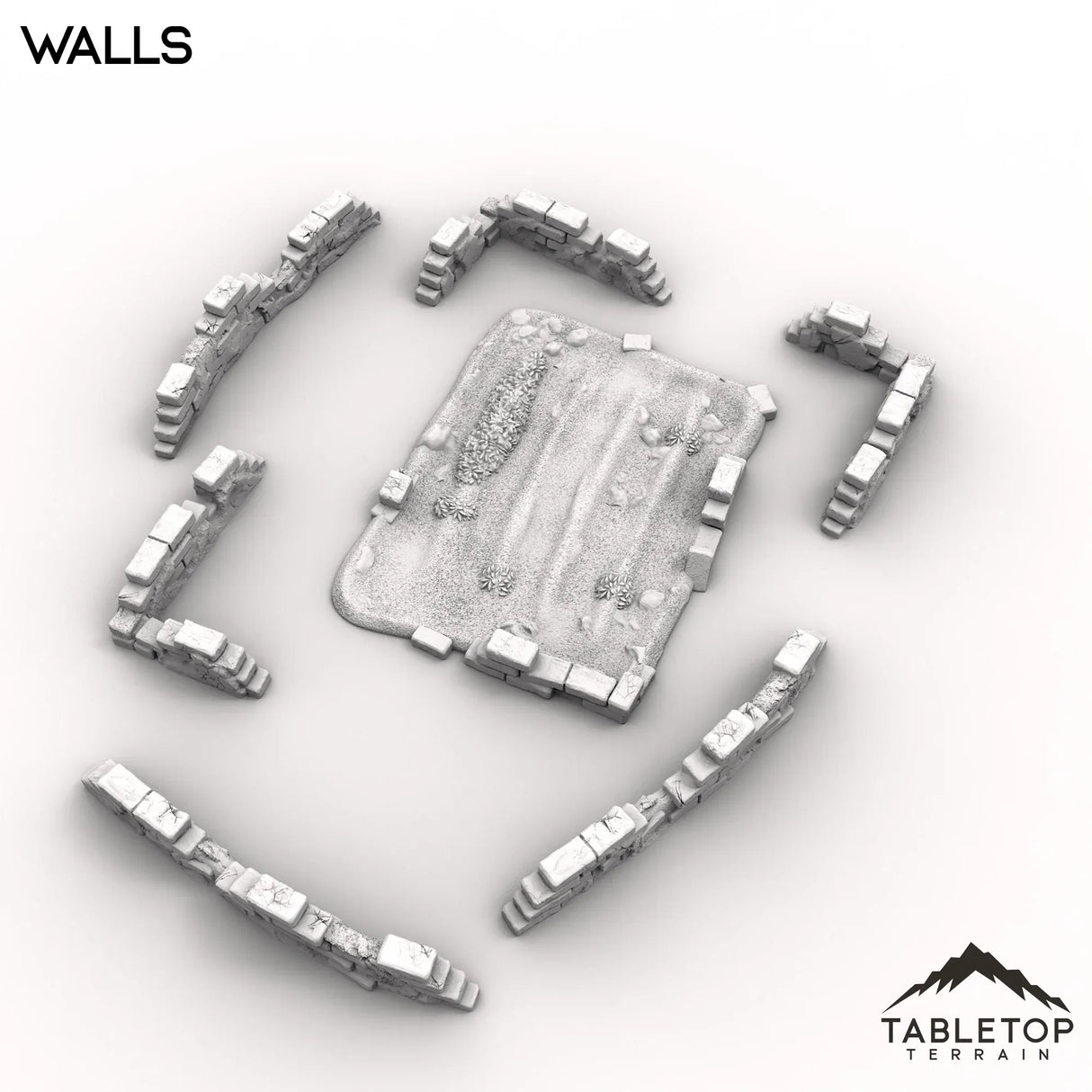 Tabletop Terrain Terrain Vexed Village - Walls