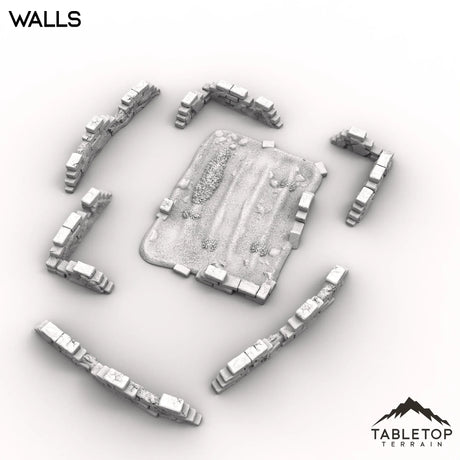 Tabletop Terrain Terrain Vexed Village - Walls