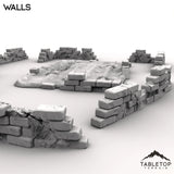 Tabletop Terrain Terrain Vexed Village - Walls