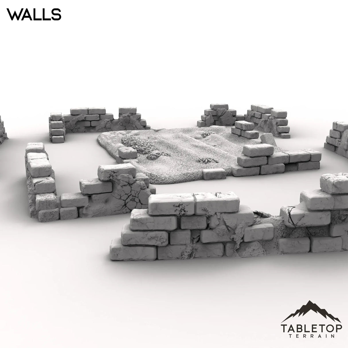 Tabletop Terrain Terrain Vexed Village - Walls