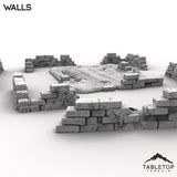 Tabletop Terrain Terrain Vexed Village - Walls