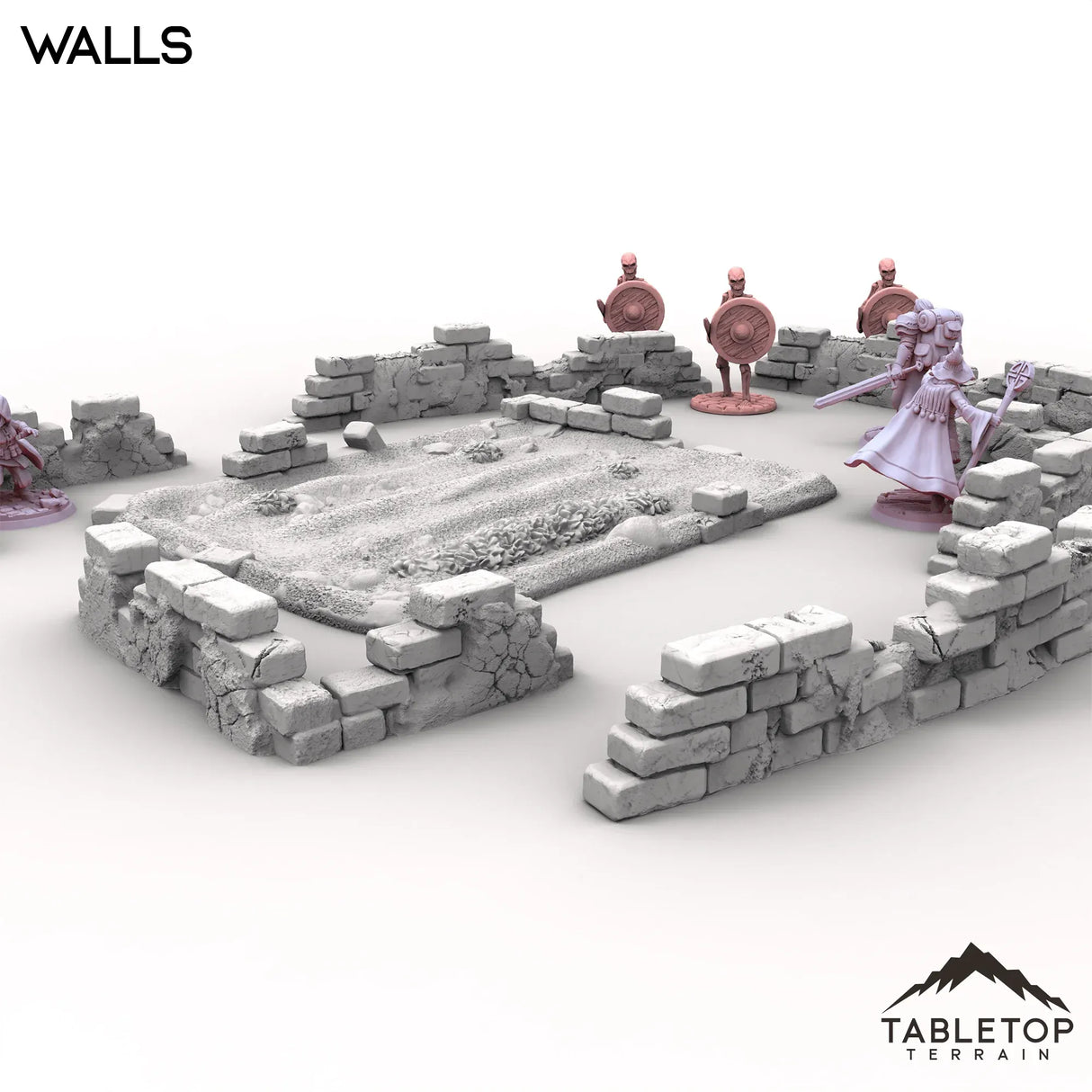 Tabletop Terrain Terrain Vexed Village - Walls