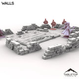 Tabletop Terrain Terrain Vexed Village - Walls