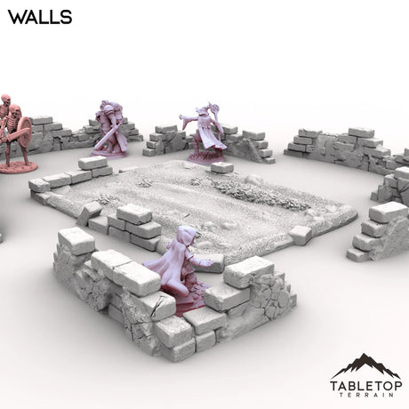 Tabletop Terrain Terrain Vexed Village - Walls