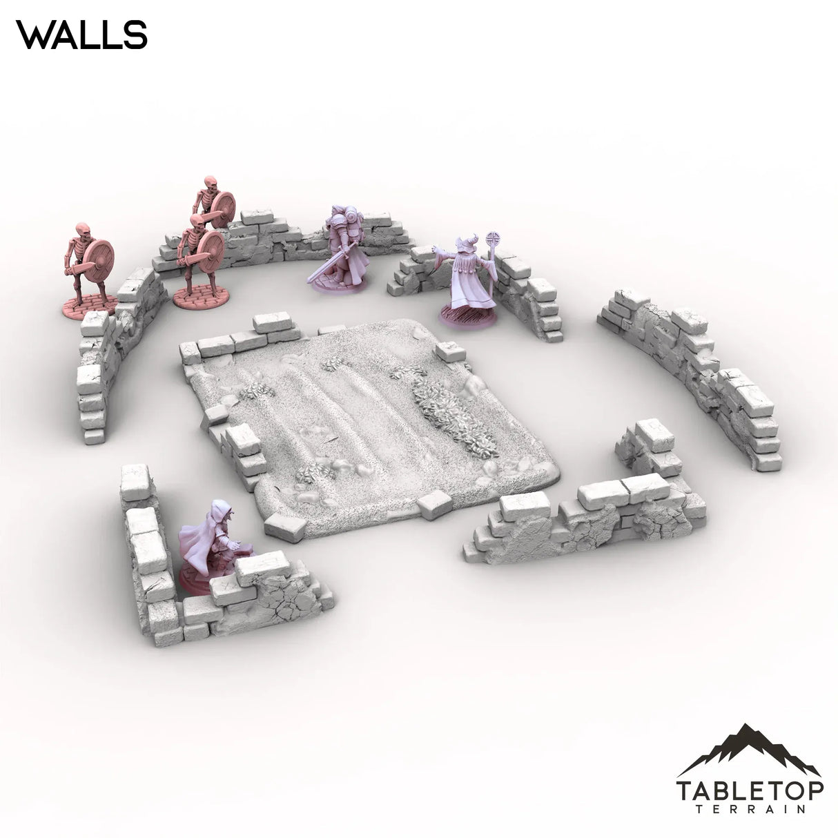 Tabletop Terrain Terrain Vexed Village - Walls