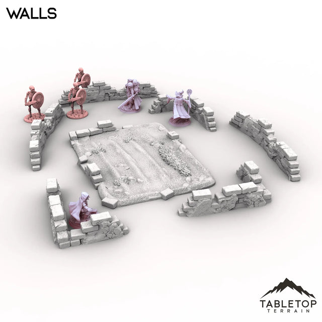 Tabletop Terrain Terrain Vexed Village - Walls