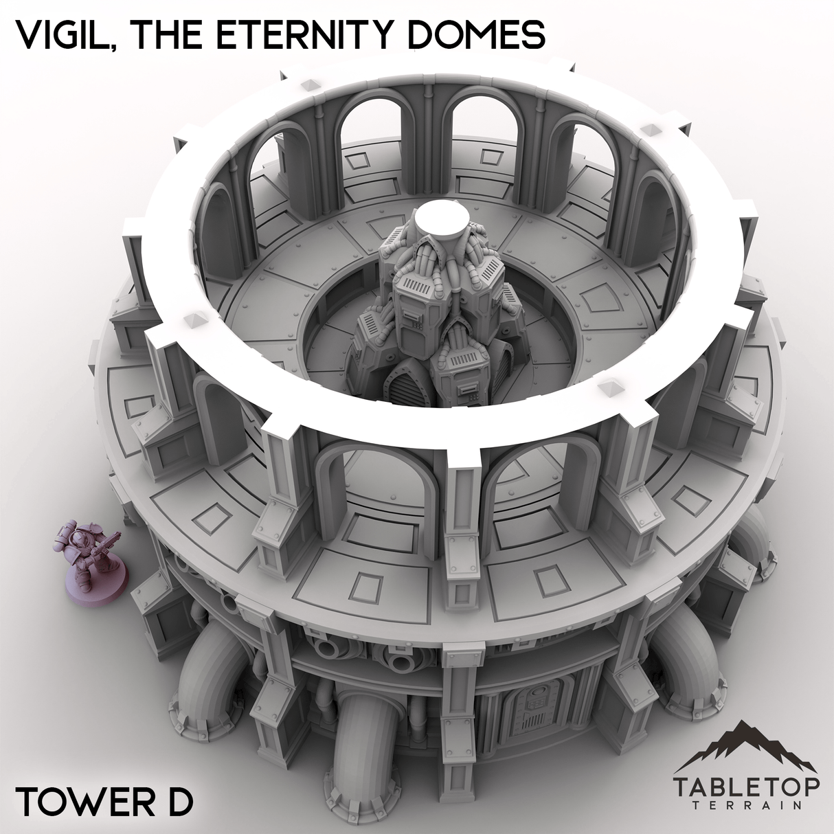 Tabletop Terrain Terrain Vigil, the Eternity Domes