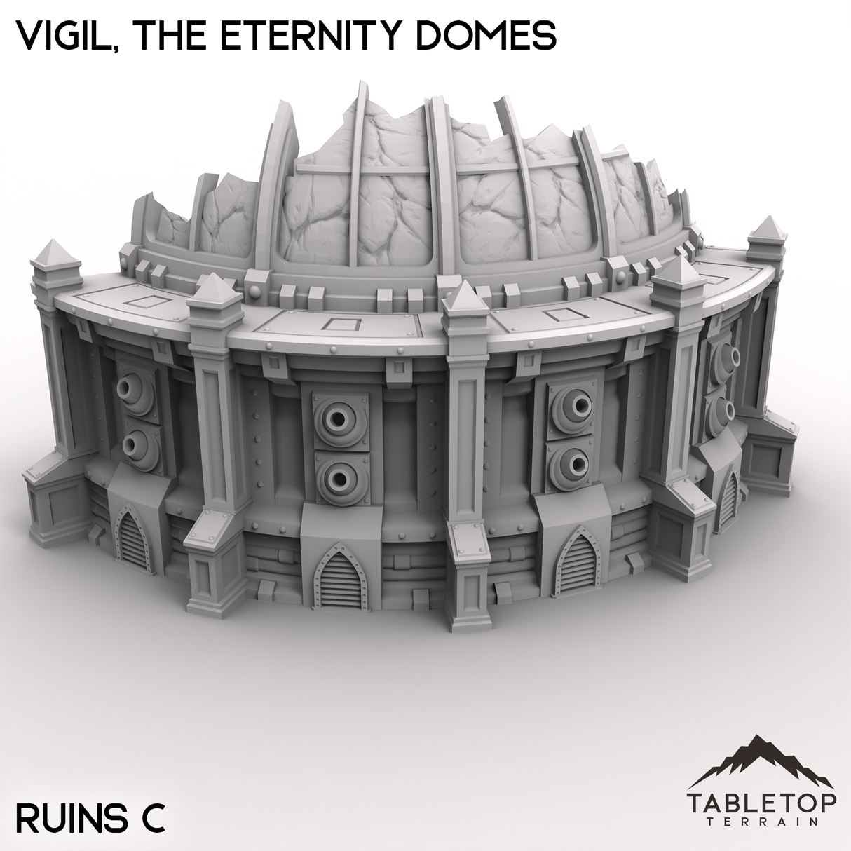 Tabletop Terrain Terrain Vigil, the Eternity Domes