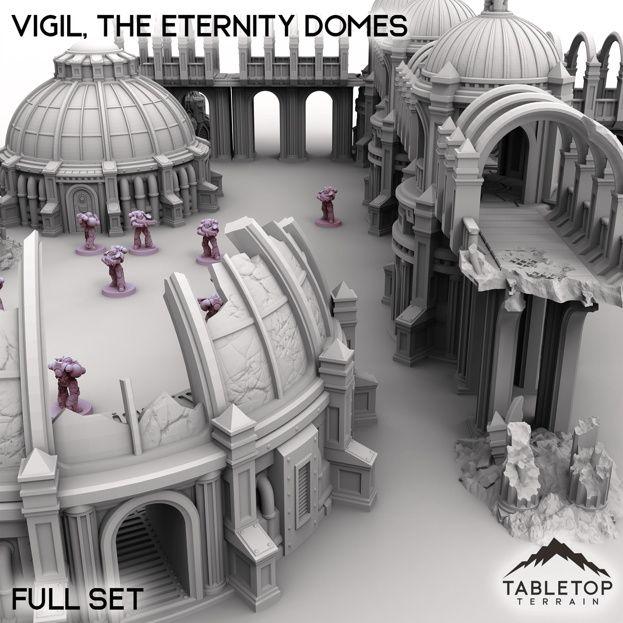Tabletop Terrain Terrain Vigil, the Eternity Domes