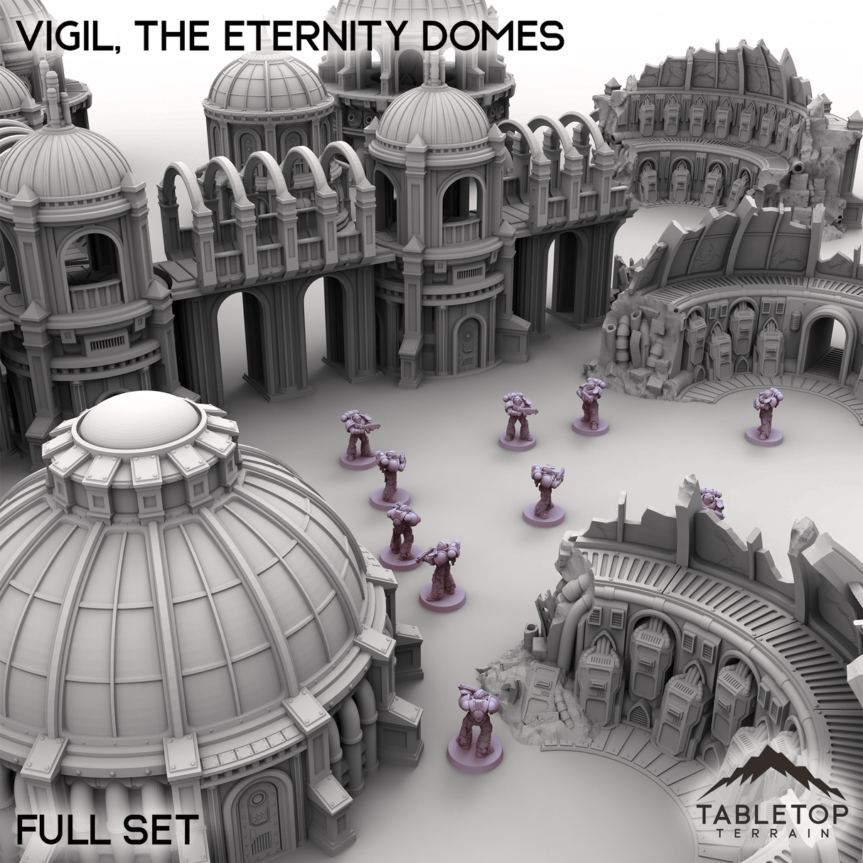 Tabletop Terrain Terrain Vigil, the Eternity Domes