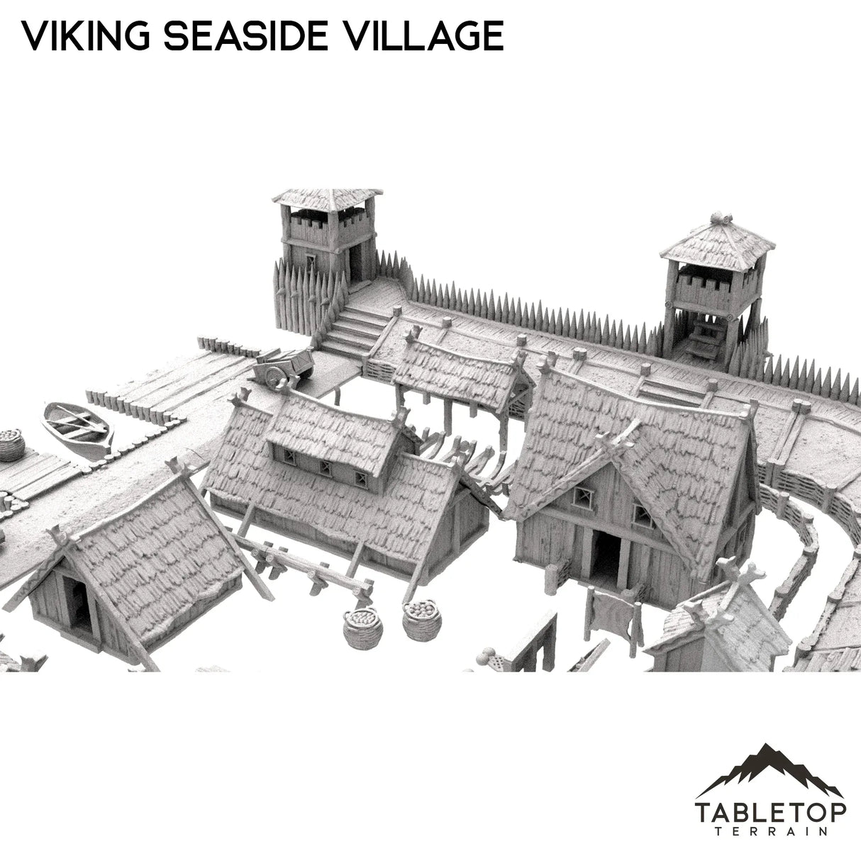 Tabletop Terrain Terrain Viking Seaside Village