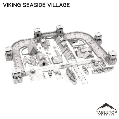 Tabletop Terrain Terrain Viking Seaside Village