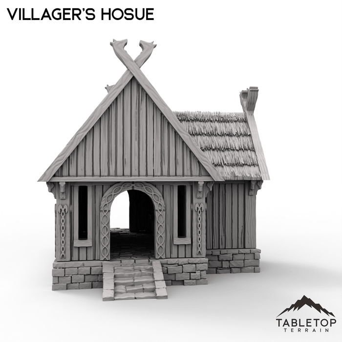 Tabletop Terrain Terrain Villager's House - Kingdom of Saxonia