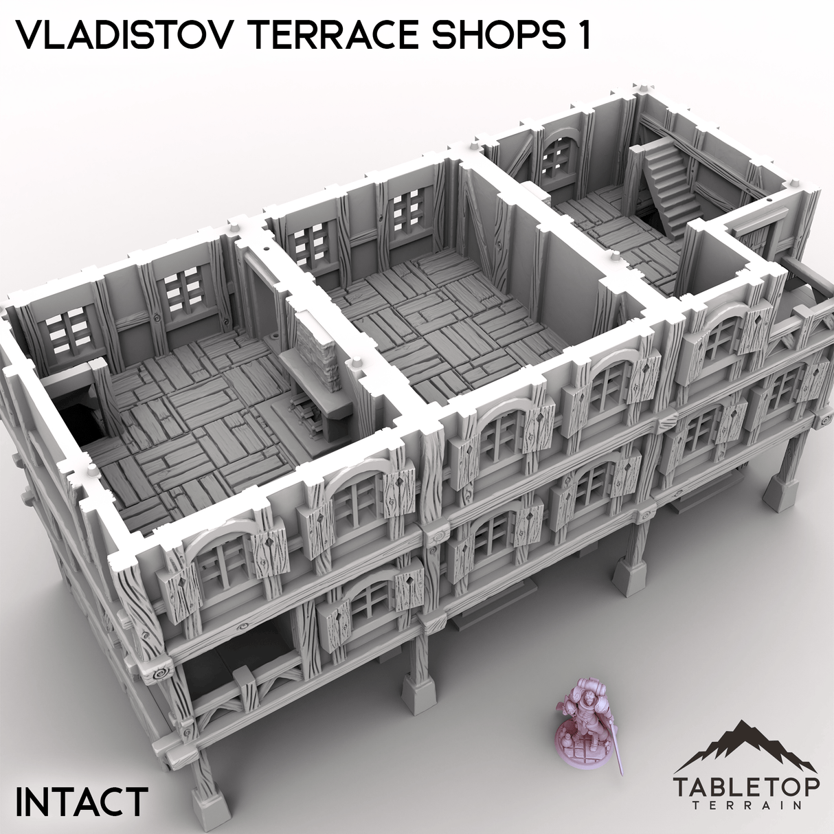 Tabletop Terrain Terrain Vladistov Terrace Shops 1