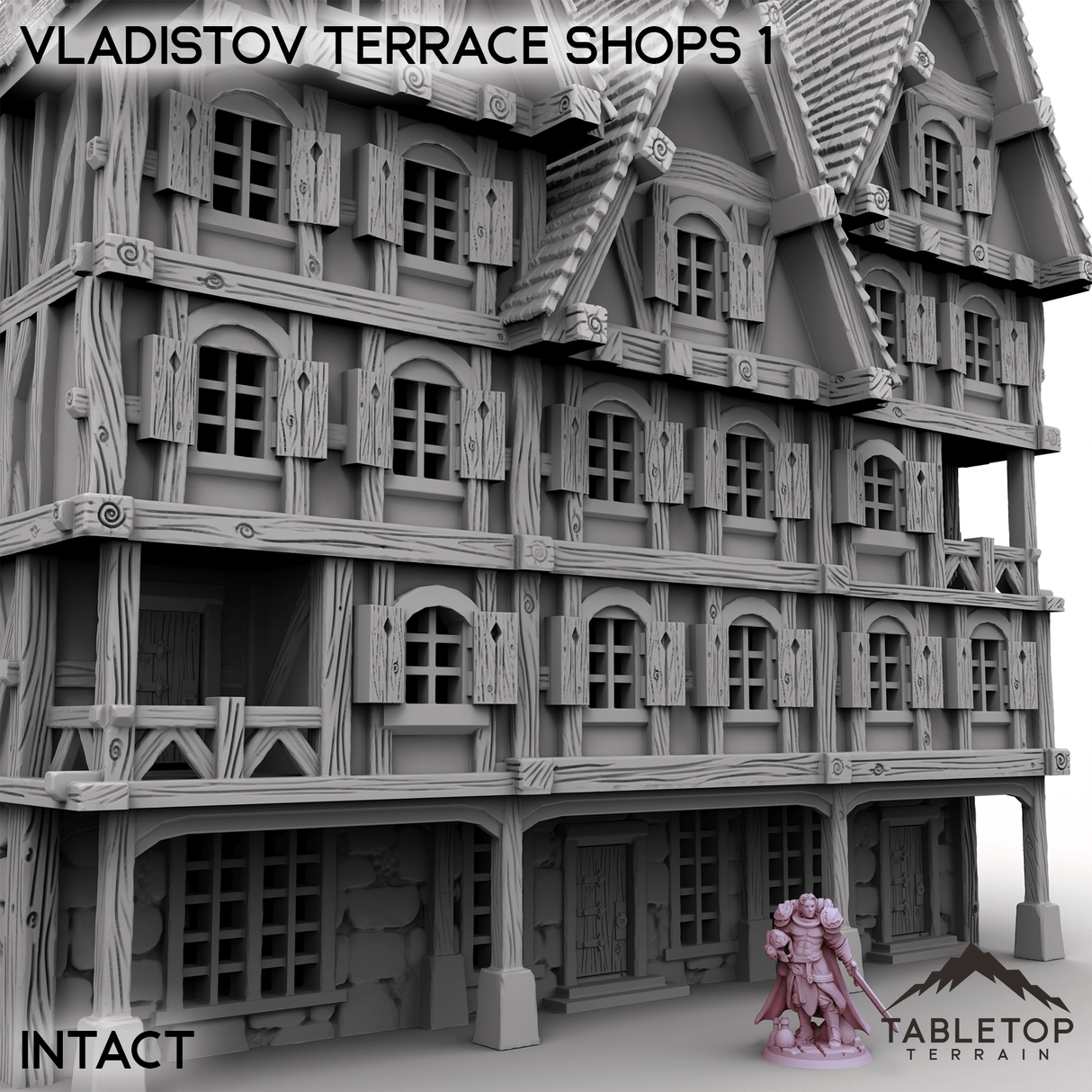 Tabletop Terrain Terrain Vladistov Terrace Shops 1