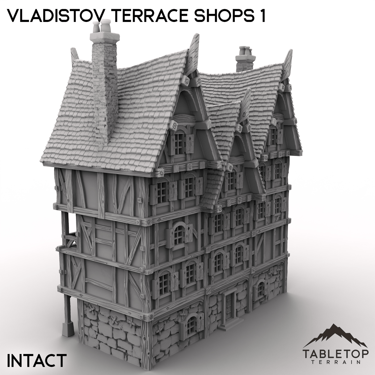 Tabletop Terrain Terrain Vladistov Terrace Shops 1