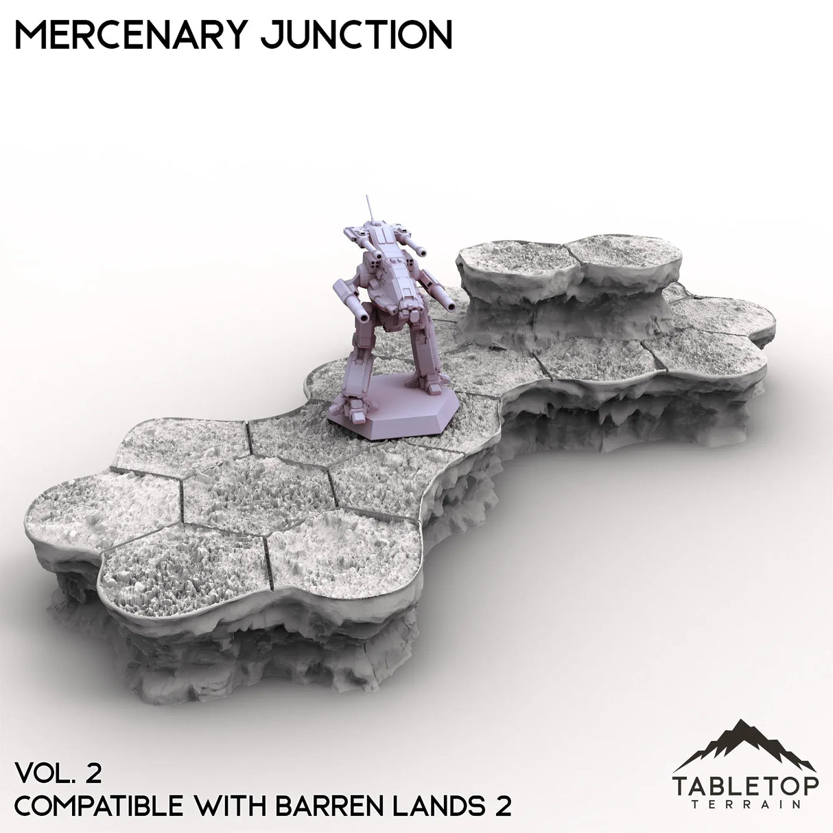 Tabletop Terrain Terrain Vol 2 (Scattered Woods) HEXTECH Mercenary Junction Map Hill Sets-6mm