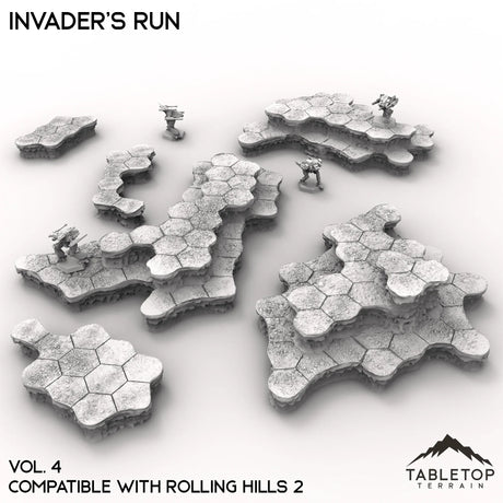 Net Running Map Tabletop Battletech Compatible | Tabletop Terrain | 6-8mm Terrain
