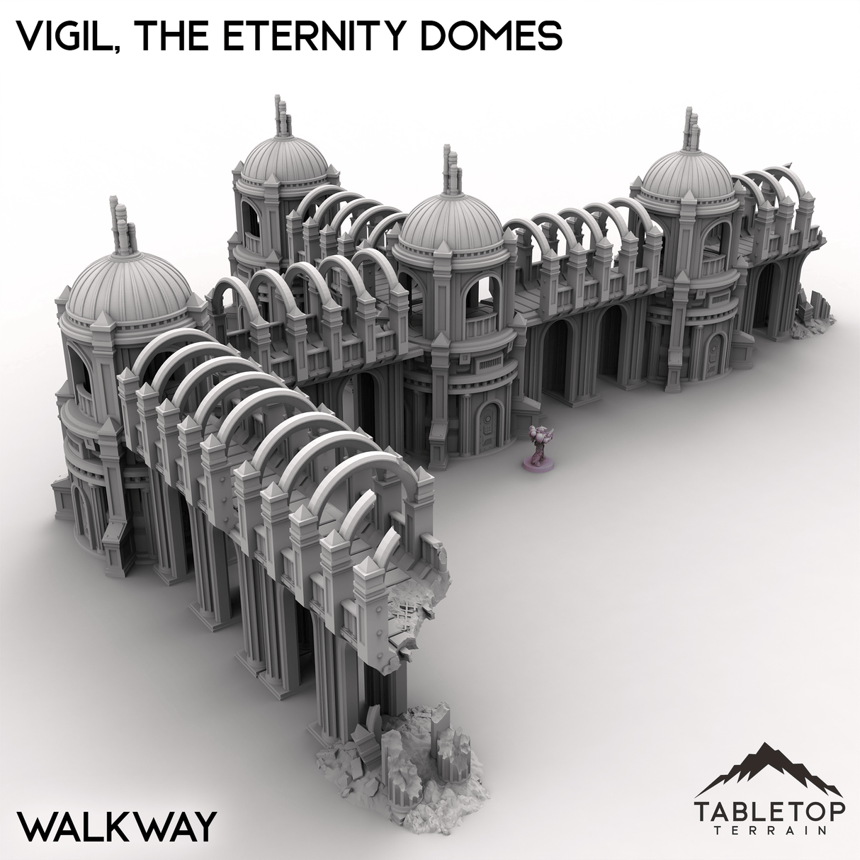 Tabletop Terrain Terrain Walkway / 28/32mm Vigil, the Eternity Domes