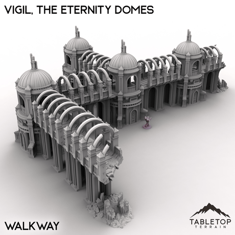 Tabletop Terrain Terrain Walkway / 28/32mm Vigil, the Eternity Domes