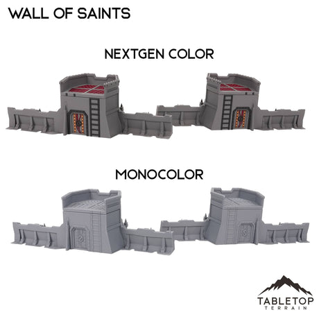 Tabletop Terrain Terrain Wall of Saints Double Tower