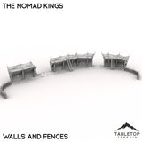 Tabletop Terrain Terrain Walls and Fences / 32mm The Nomad Kings